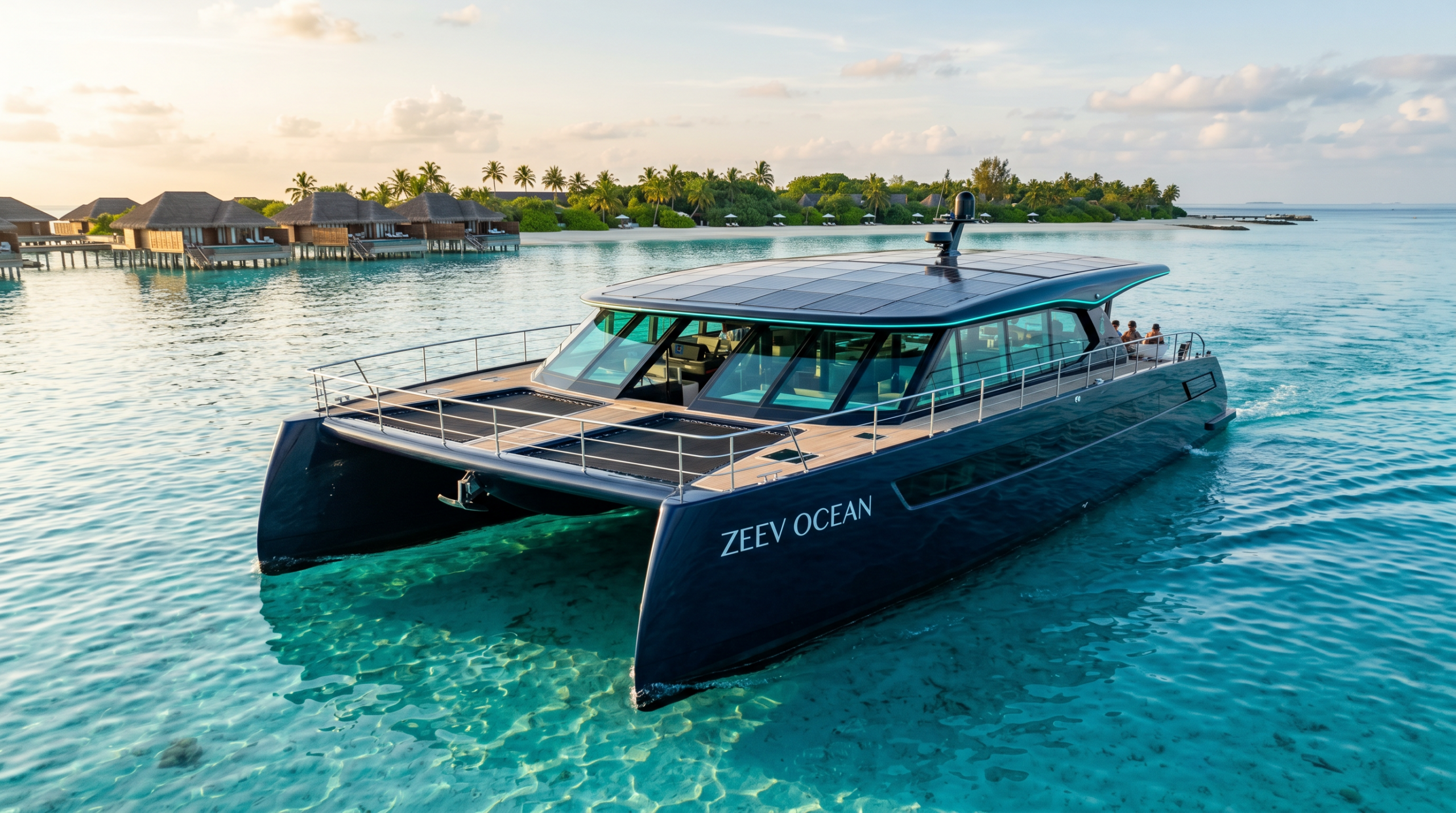 Premium electric vessel platform for marine deployment