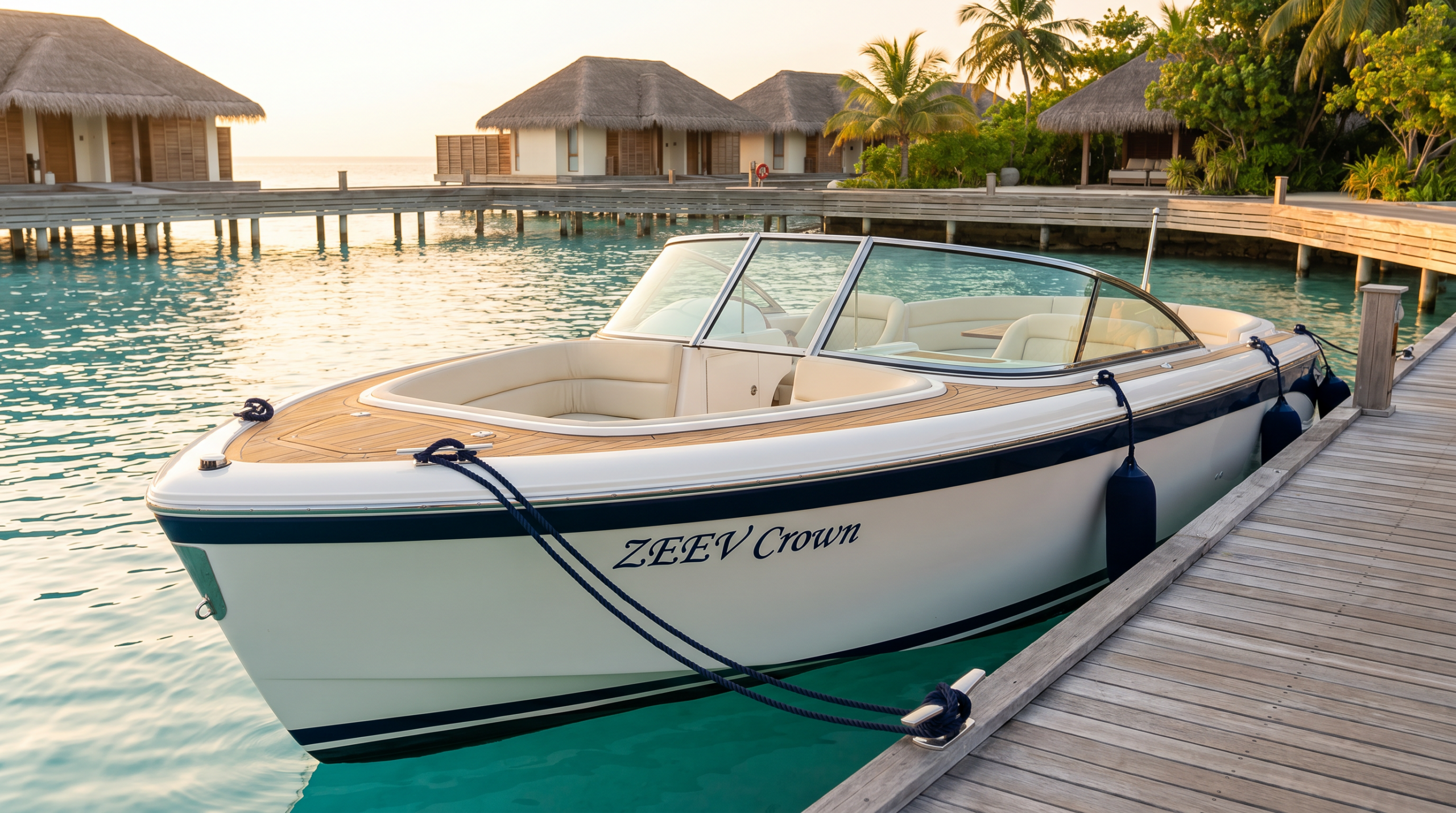 Premium electric resort vessel improving Maldives guest arrival experience