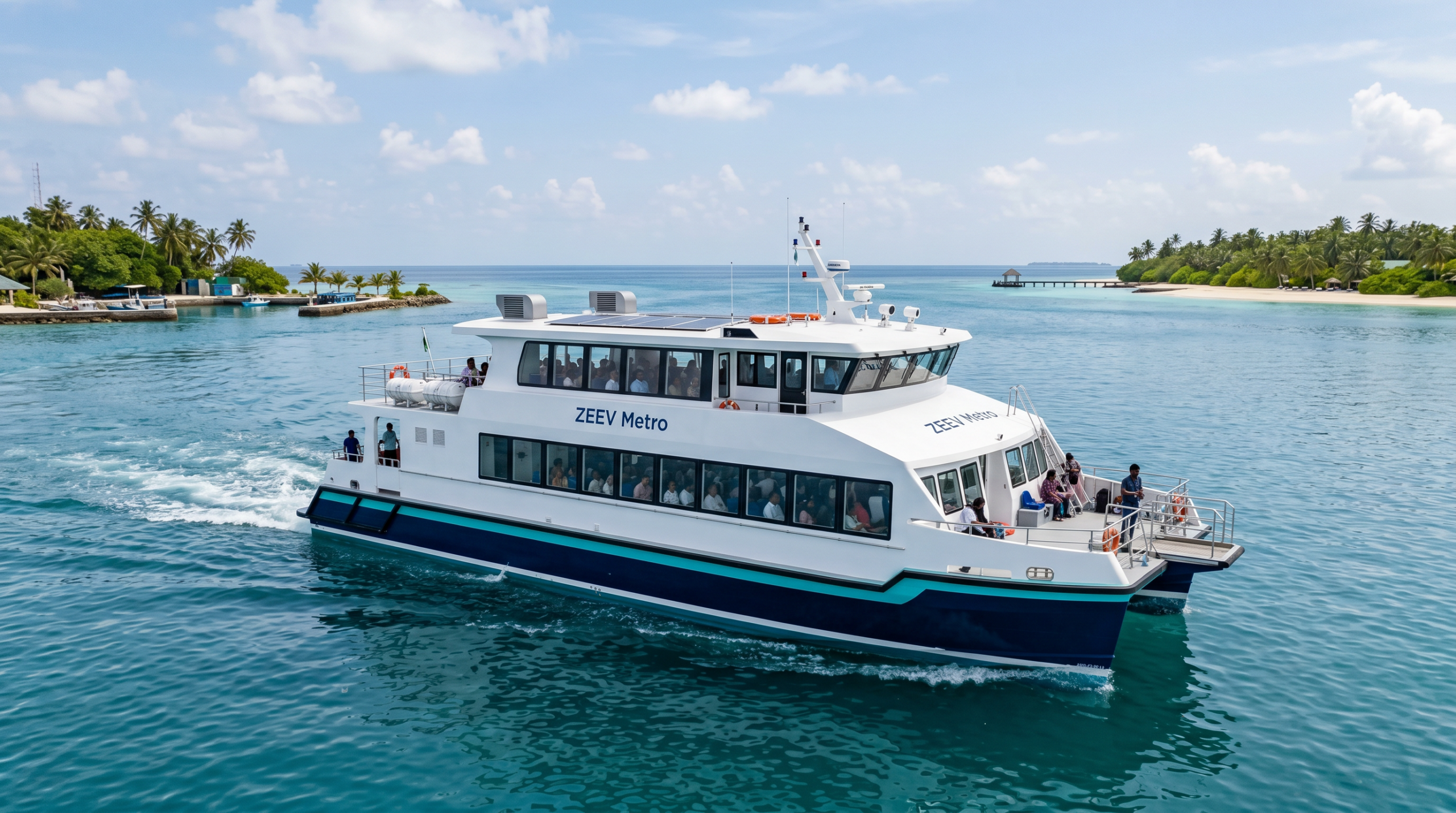 Commercial electric ferry capability for marine deployment