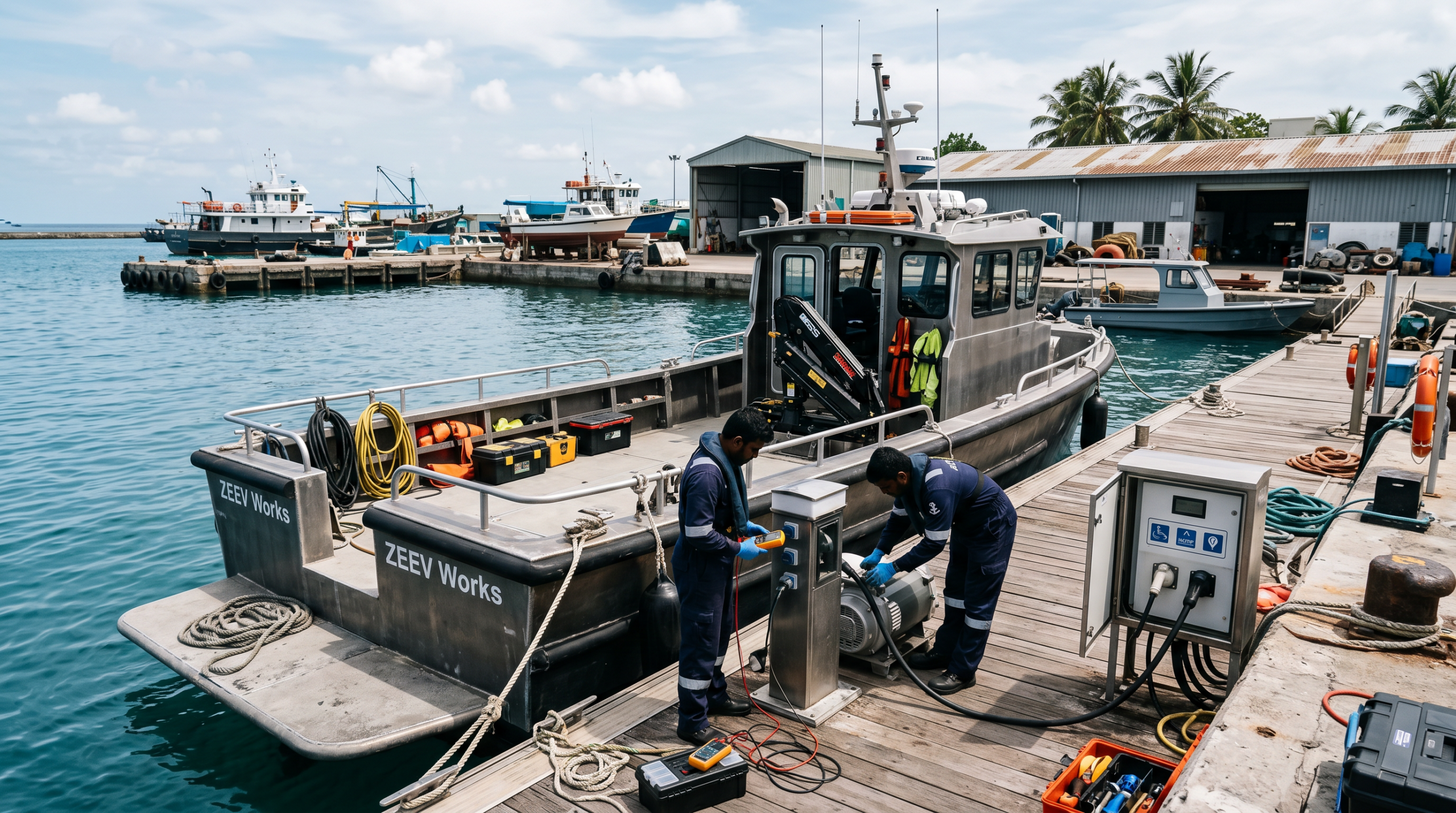 Maldives vessel and local marine deployment support